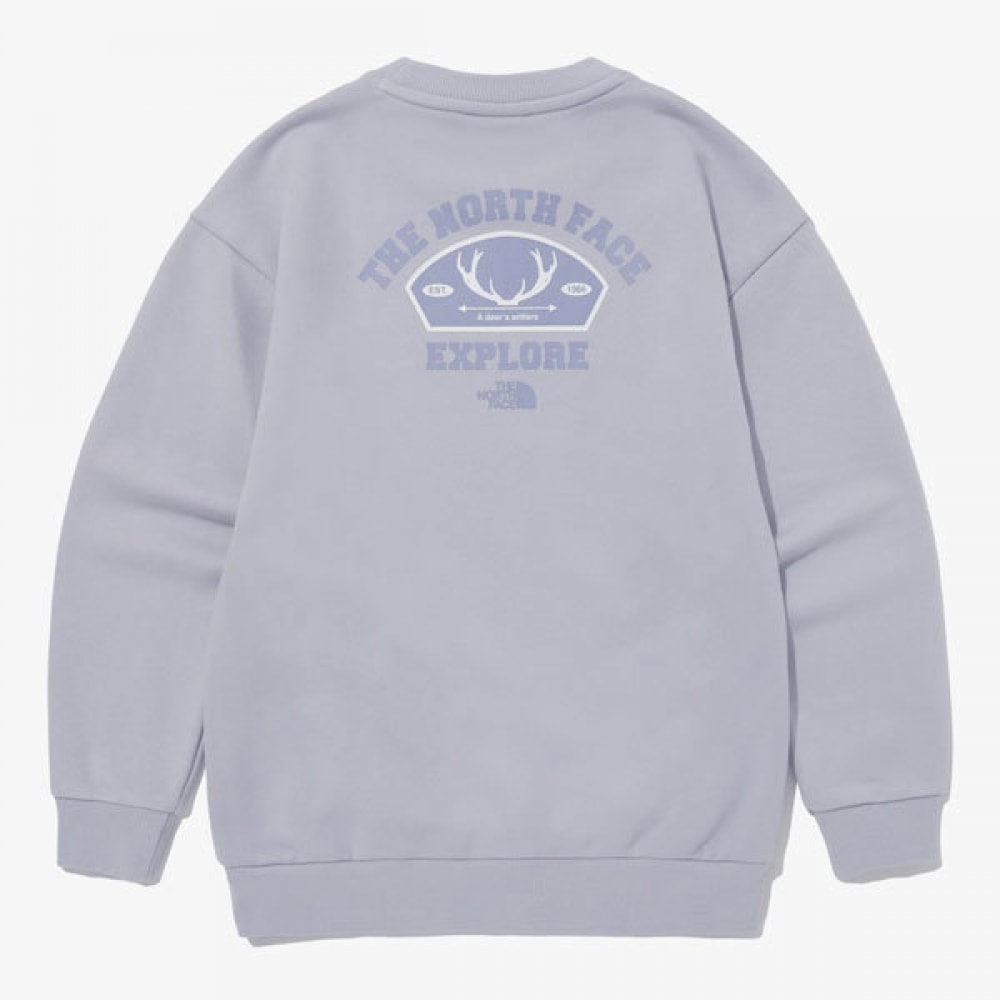 ノースフェイスキッズエクスプロアスウェットシャツ ALB NM5MQ54U