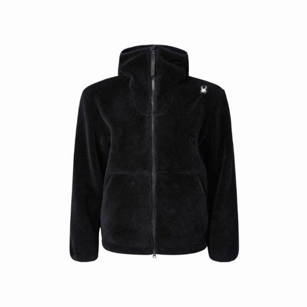 フードジップアップ PQF SPIWCNFT305U-BLK シェルパフードジップアップジャケット