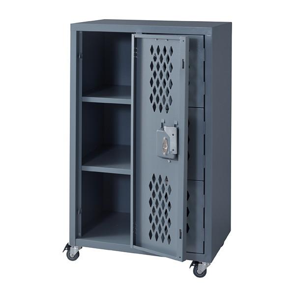 ロッカー 収納 棚 ローチェスト スチール製 キャスター付き 27,720円