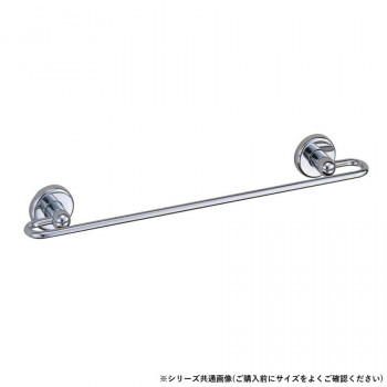 シロクマ プラネットタオル掛 400mm クローム BT-30