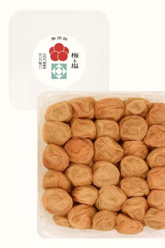 【無添加 梅農家119年目】梅ボーイズ 紀州南高梅 ミネラル豊かな天日塩だけで漬けた梅干し 1年熟成(塩分18%)1000G / 天然塩 / 白干し梅 / しらぼし / すっぱい / 甘くない / 完