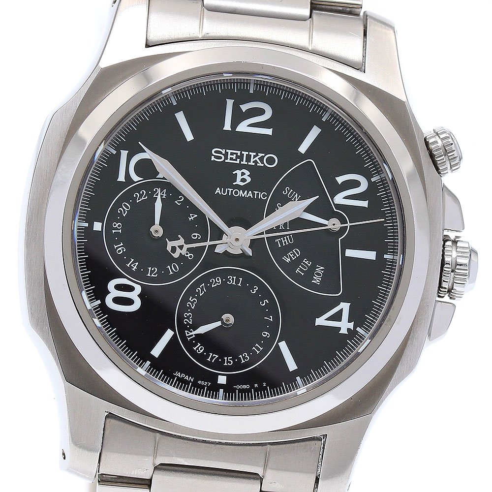 セイコー SEIKO SAGN007/4S27-00B0 ブライツ レトログラード 自動巻き メンズ _900375【中古】
