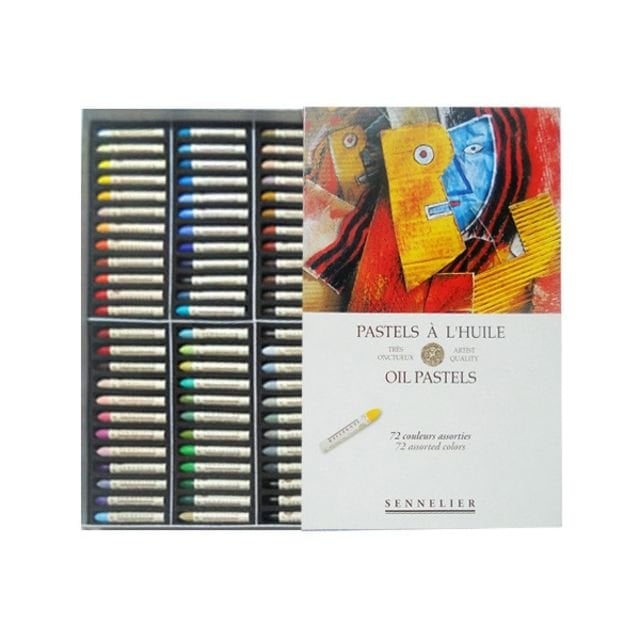 シネリエ(Sennelier) オイルパステル 72色 :: クリームのような質感を提供し絵表現に多くの自由を与えます