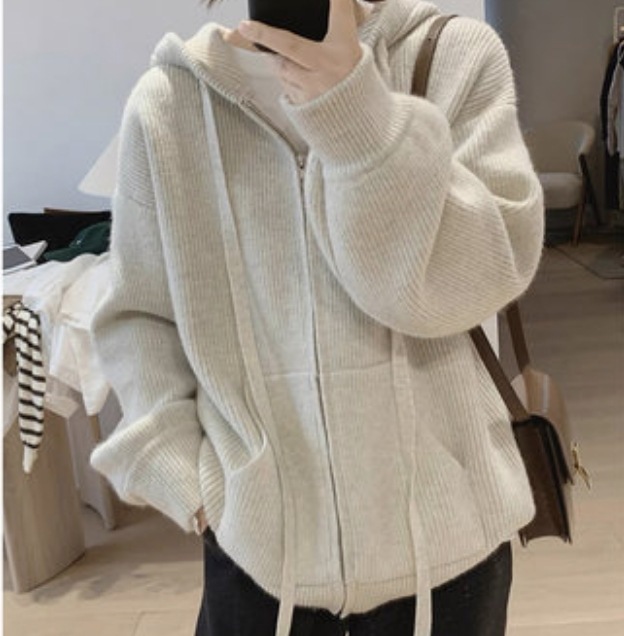 トップス デート カットソー ニットソー セーター 上着 袖あり 長袖 春 秋 冬 10代 20代 個性的 アプリコット イエロー ピンク ブルー カーキー フリーサイズ こなれ感 ゆったり