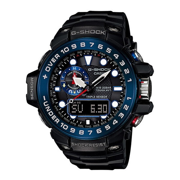 GWN-1000B-1BJF G-SHOCK MASTER OF G GULFMASTER ソーラー充電腕時計 (メンズウォッチ)