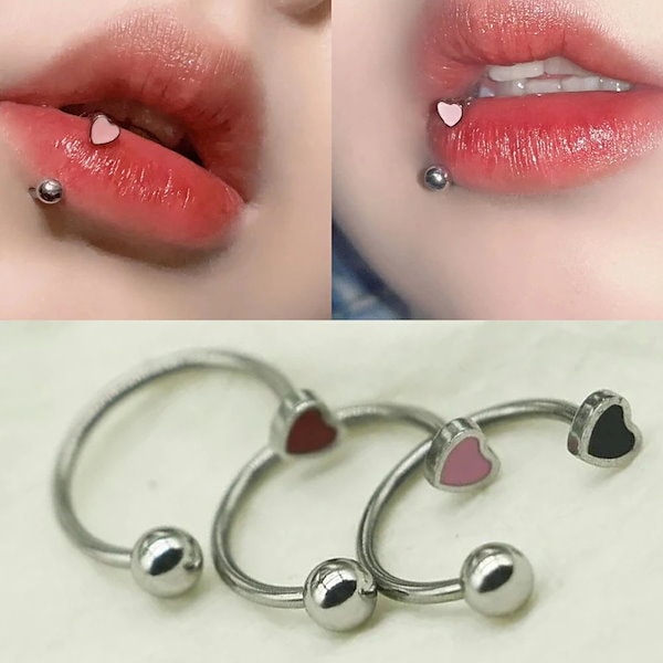 クマ 月 ベアー ムーン ピアス 16g ボディピアス サージカル
