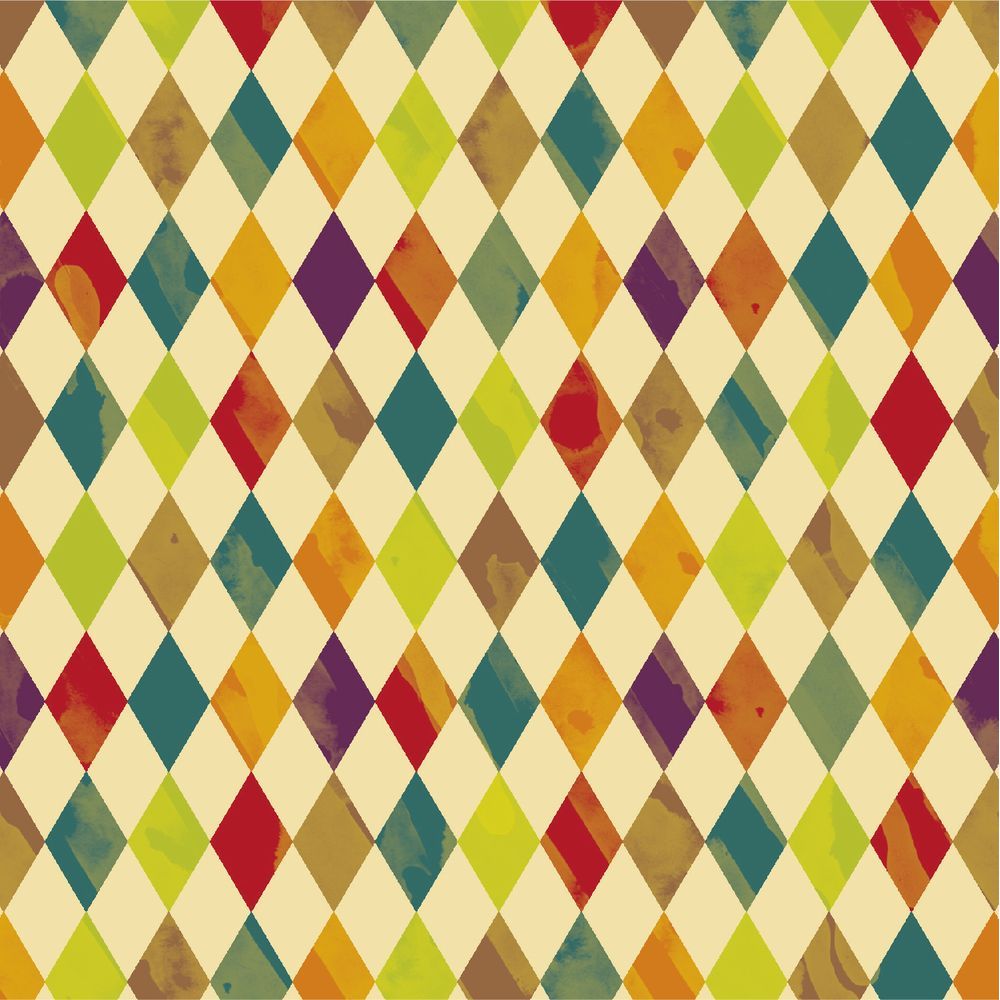 （まとめ買い）ササガワ 包装紙 ファンシー/バラエティ柄 レトロダイヤ 半才判 50枚入 49-1419 [x3]