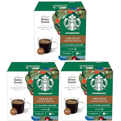スターバックス ハウスブレンド ネスカフェ ドルチェ グスト 専用カプセル 12P×3箱【レギュラーコーヒー】 4,789円