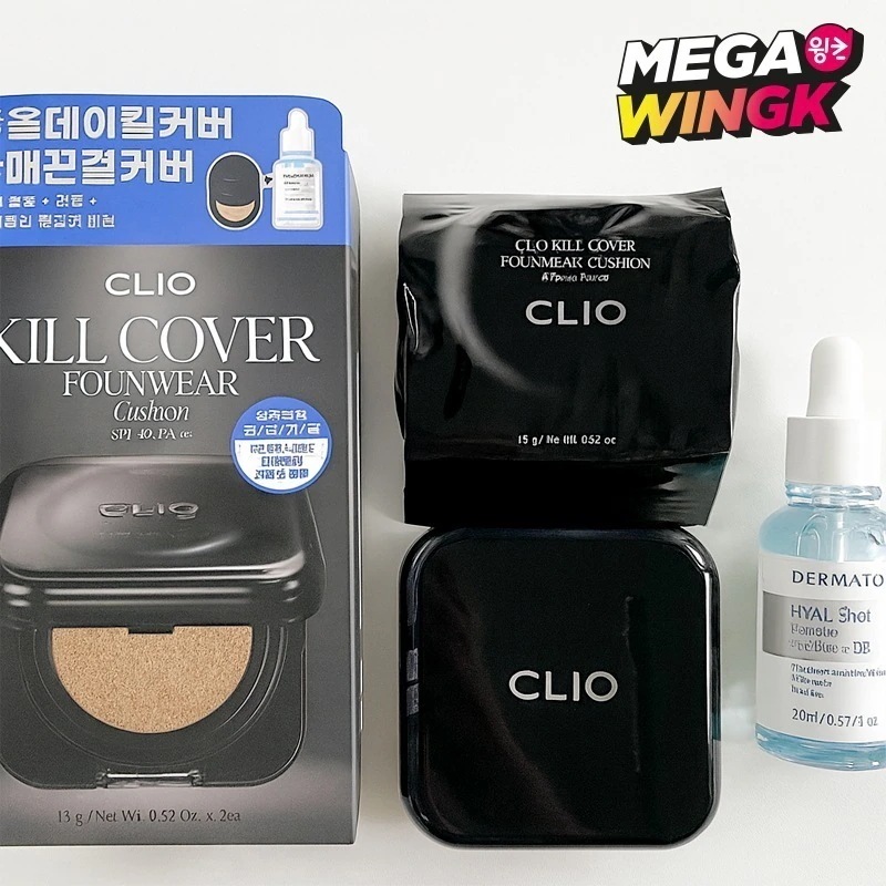 キルカバー ファンウェア クッション(本品＋レフィル)+プレゼント クッションファンデーション 韓国コスメ ロングラスティング 保湿 カバー力