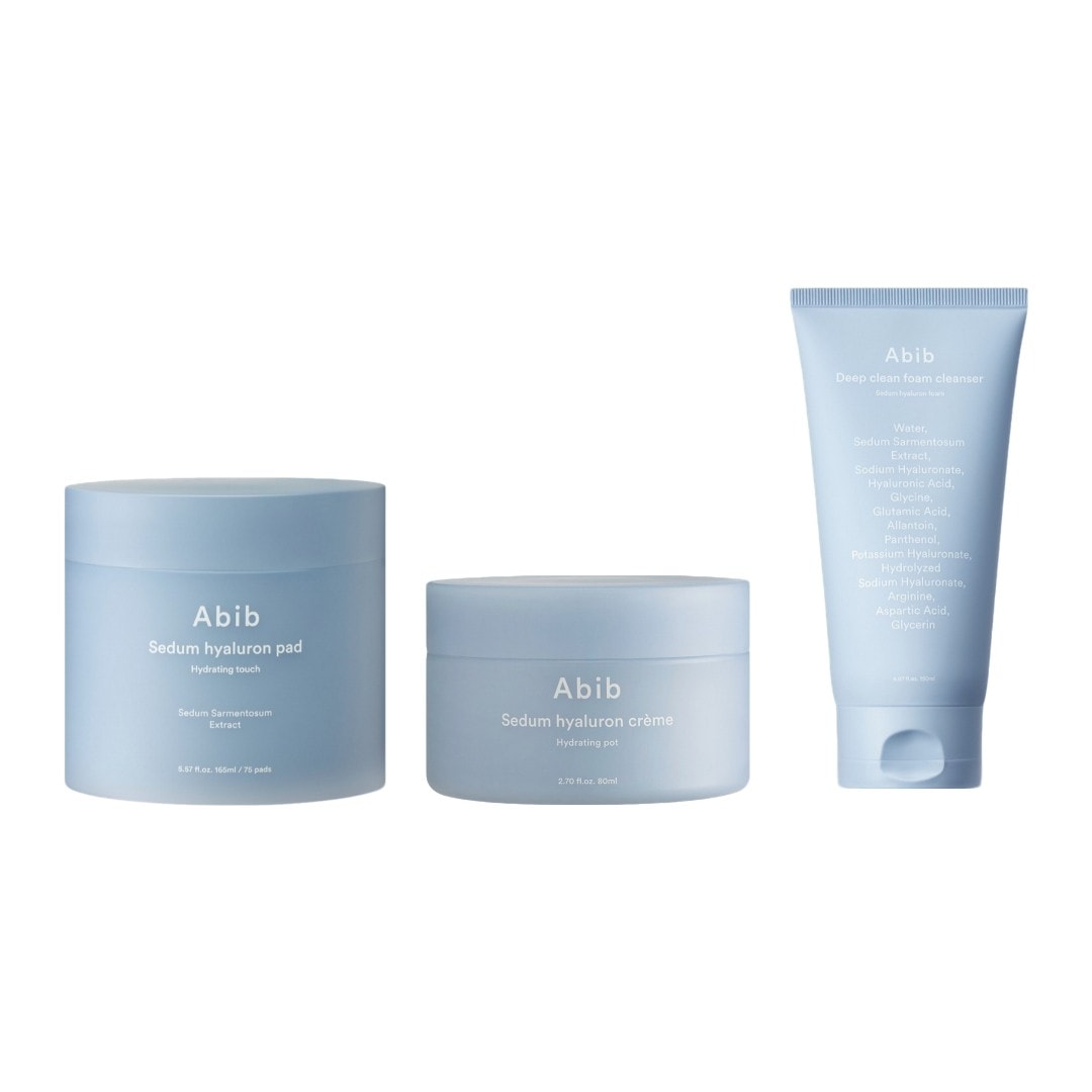 ヒアルロン酸うるおい3点セット フォームクレンザー150ml＋トナーパッド165ml（75枚）＋水分クリーム80ml