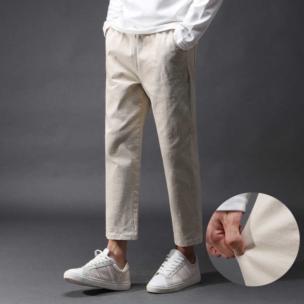 (Juans) デイリーコットンウォッシュスパンセミワイドパンツ FICP4183