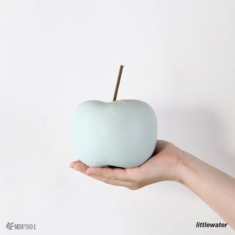りんご 風水 グッズ 開運 インテリア 雑貨 林檎 オブジェ 幸福 リンゴ 置物 オシャレな置き物 セラミック製 ホームデコレーション シンプル フルーツ おきもの