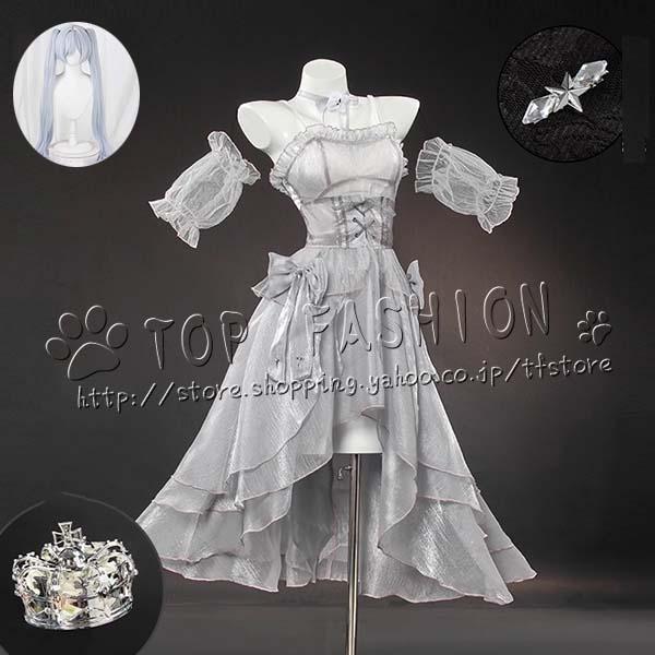 2026人気販売!勝利の女神　NIKKE　風 シンデレラ クリスタルプリンセス コスプレ衣装 ウィッグ 靴 道具 cosplay コスチューム ハロウィン クリスマス