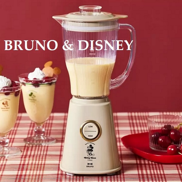 【BRUNO DISNEY】 コンパクト ブレンダー ブルーノ ディズニー ミキサー ジューサー コンパクトブレンダー ミッキーマウス 氷 砕ける ミニブレンダー BOE137