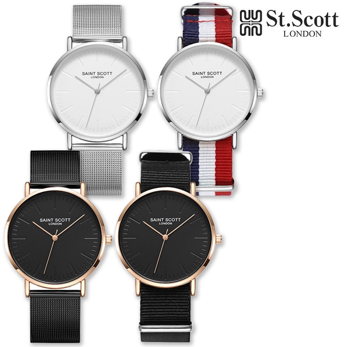 ST.SCOTT LONDON ST5114M-SET Niflheim ニップルヘイムストラップ 2種 メンズ腕時計セット ST5114M-RBB BK