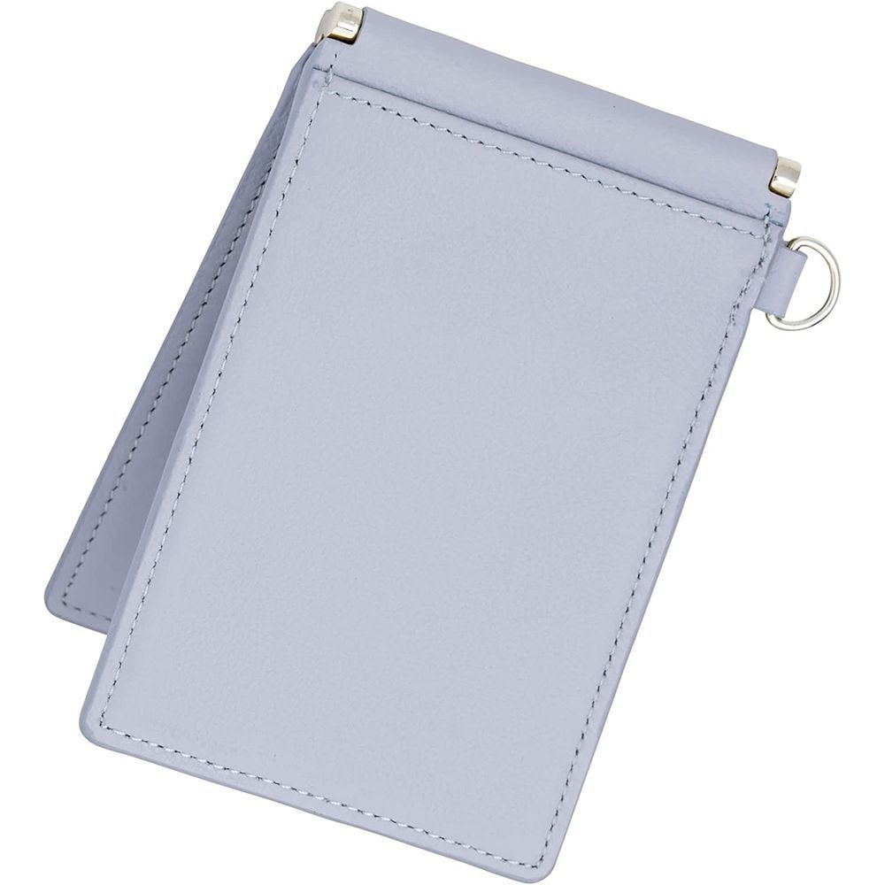 （まとめ買い）タイニスト バタフライパスケース ミストブルー NP1076A [x3]