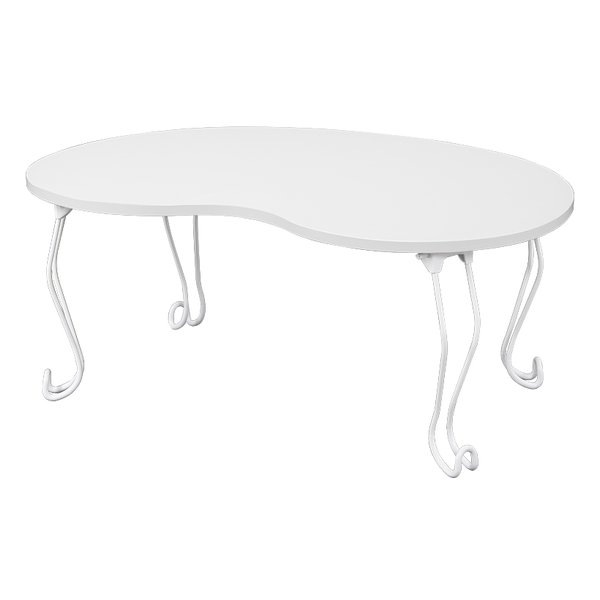 テーブル 約 幅79×奥行55×高さ33cm ホワイト MT-6639WH