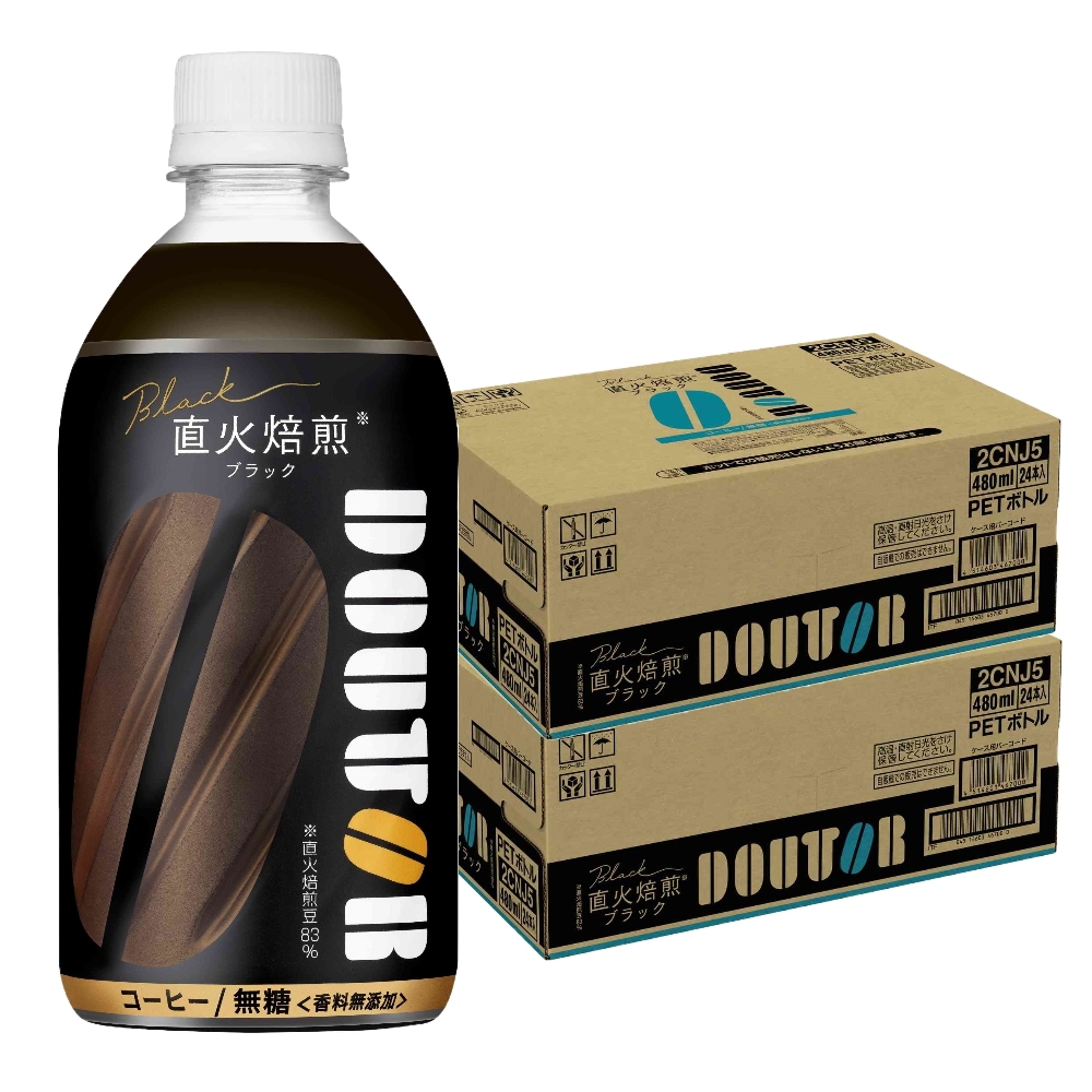 アサヒ飲料 ドトール ブラック 480ml 2ケース/48本 6,130円