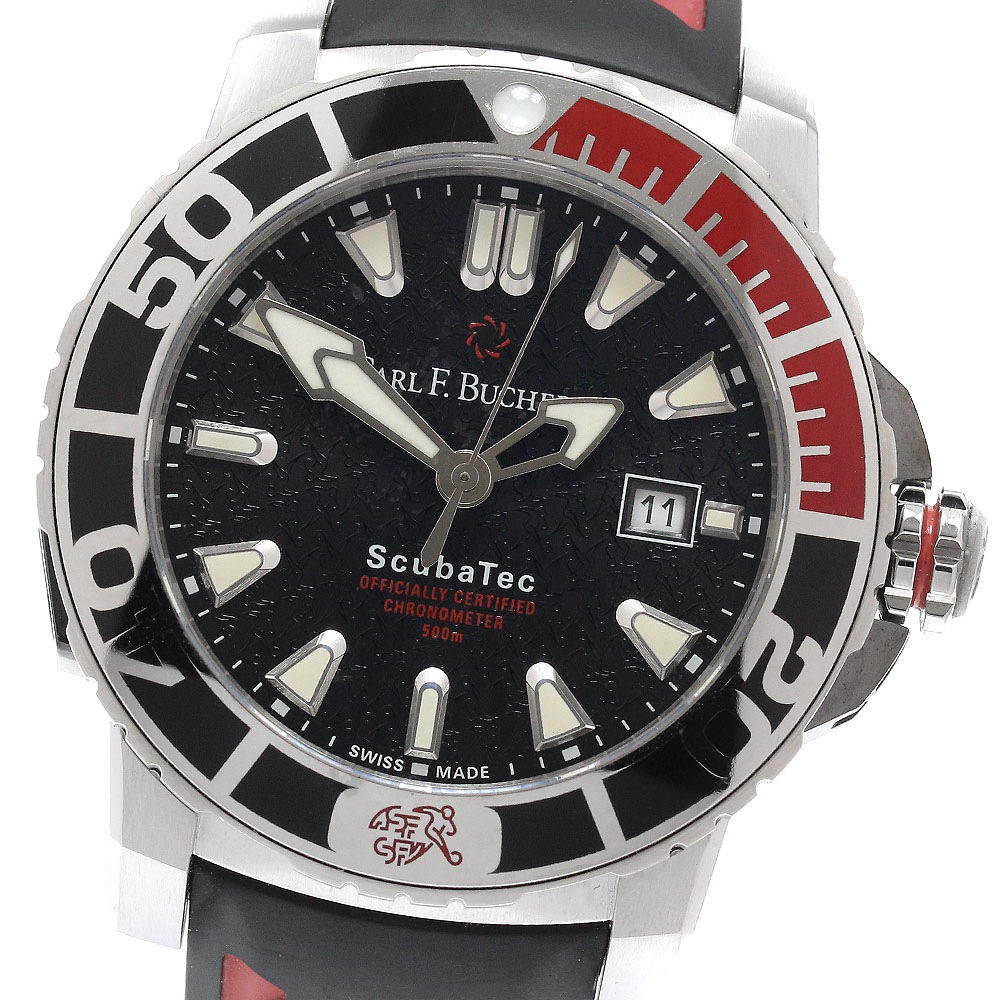 カール F.ブヘラ CARL F.BUCHERER 00.10632.23.33.99 パトラビ スキューバテック SFA 特別モデル 自動巻き メンズ _957053【中古】