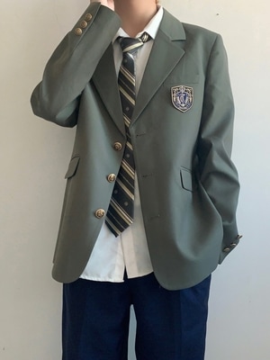 柴兎侵入丨藤凛スーツDK制服男子校風高級感ゆったりスーツコート秋にバッジ贈る