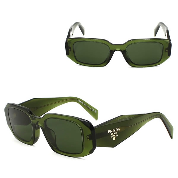 サングラス 0PR 17WSF 19Z1I0 51 サングラス ダークグリーン アジアンフィット レディース