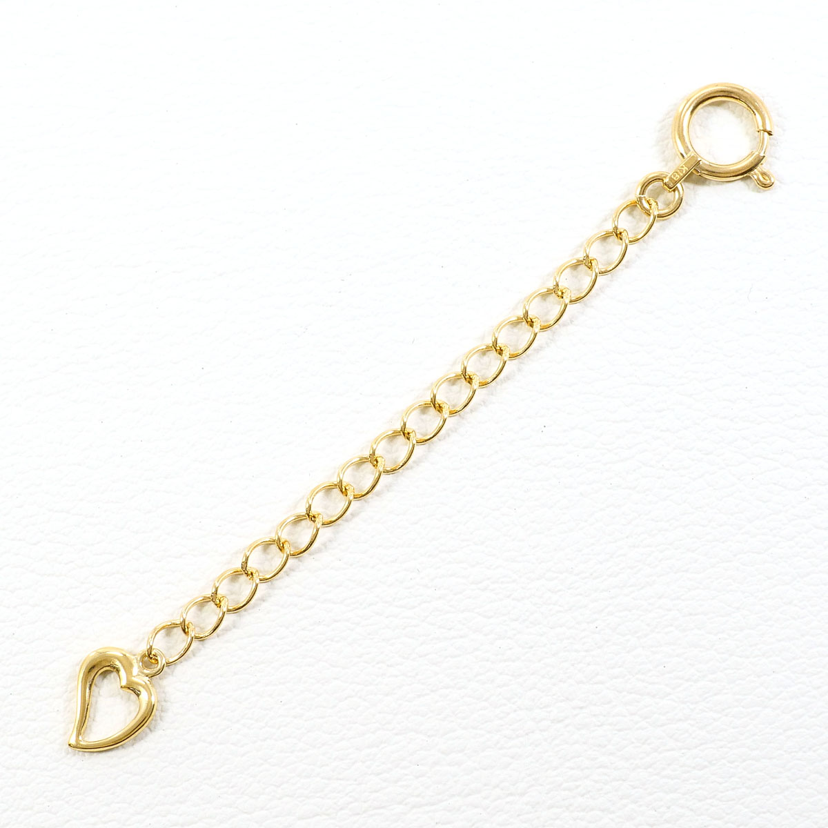 K18 18金 YG イエローゴールド アジャスター 総重量約0.6g 約5cm レディース 中古