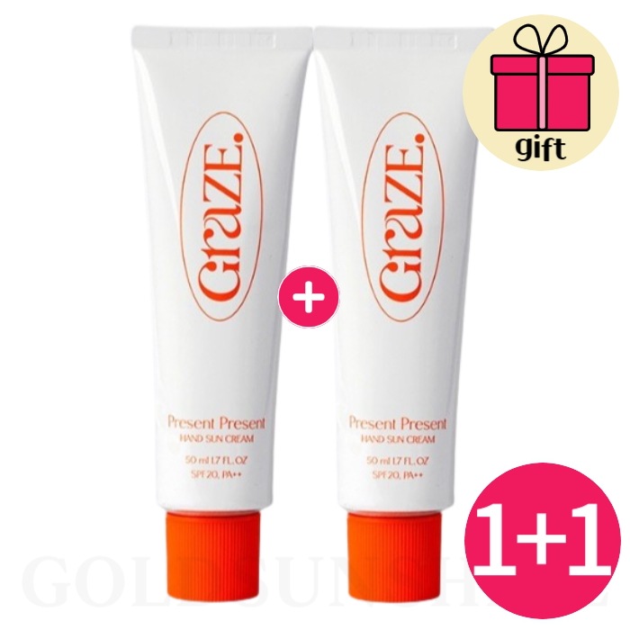 [1+1]ハンド日焼け止め ハンドクリーム PRESENT PRESENT SPF20 PA++