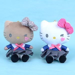 【短納期】2025超人気 日系かわいい平成ギャル猫ぬいぐるみストラップぬいぐるみキーホルダーストラッププレゼント