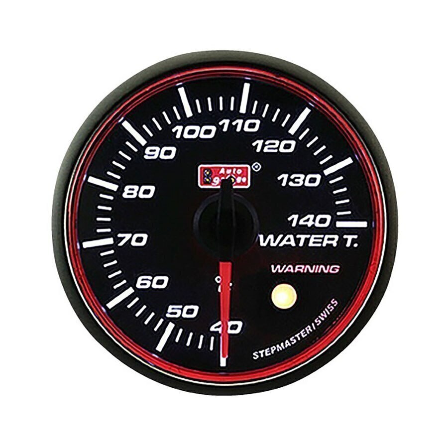 オートゲージ 水温計 RSM 52Φ エンジェルリング ホワイトLED ワーニング機能付 52RMW 8,322円