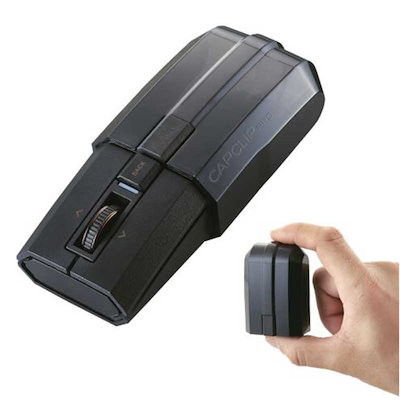 他サイト： エレコム　ELECOM　マウス CAPCLIP PRO [光学式 /無線(ワイヤレス) /4ボタン /Bluetooth] ブラック　M-CCP1BBBKの商品画像