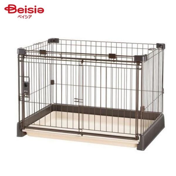 リッチェル もっとお掃除簡単ペットサークル 90-60 ダークブラウン ペット