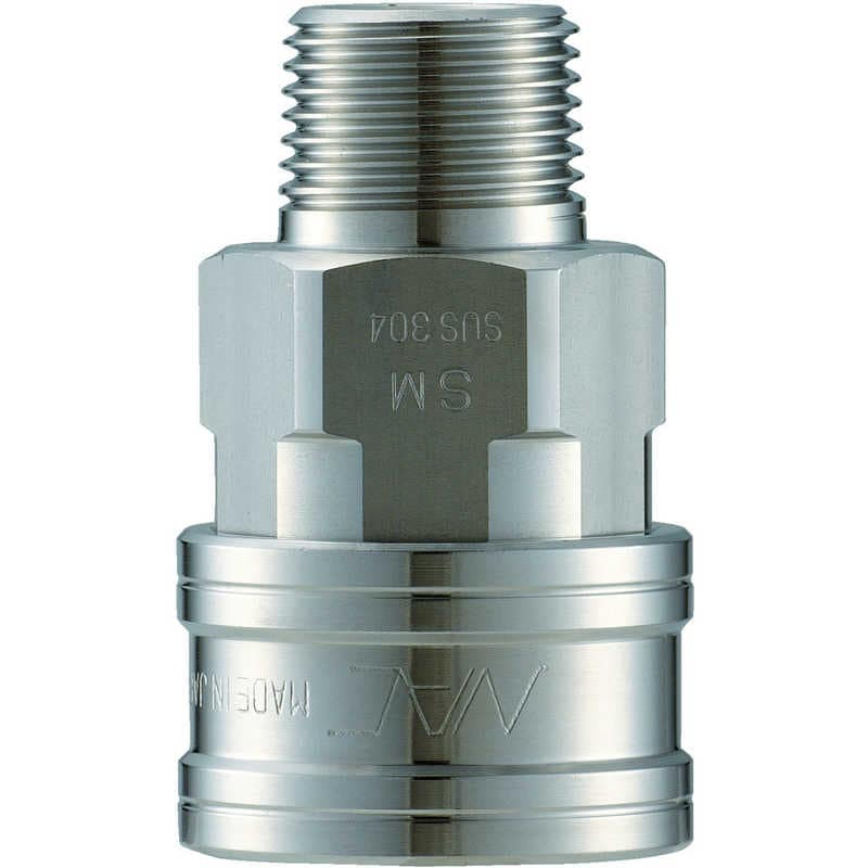 長堀工業　クイックカップリング TL型 ステンレス製 メネジ取付用　CTL04SM3