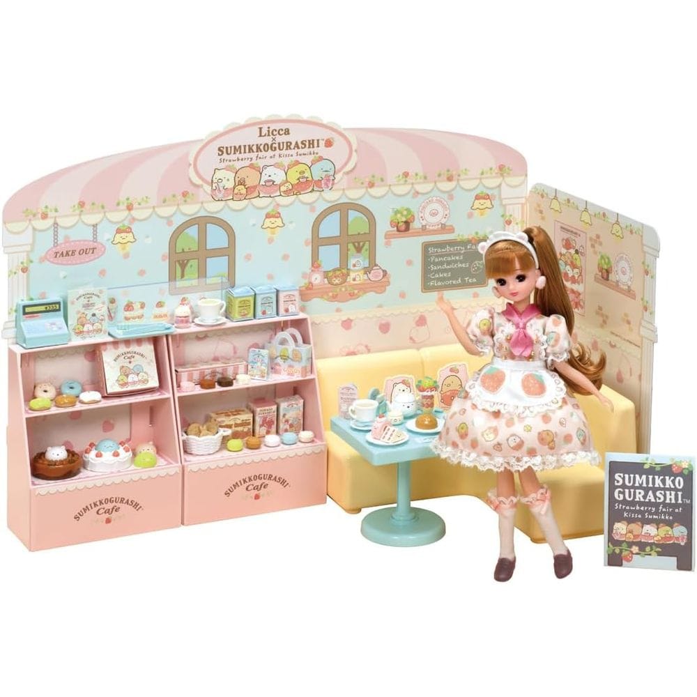 リカちゃん ハウス すみっコぐらしカフェへようこそ! おままごと おもちゃ 3歳以上 （人形別売）