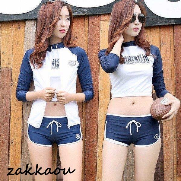 水着 ビキニ レディース 体型カバー 3点セット 大きいサイズ 水着 レディース スイムウェア ビキニ タンキニ 水着3点セット 女性 ママ 女の子 旅行 温泉