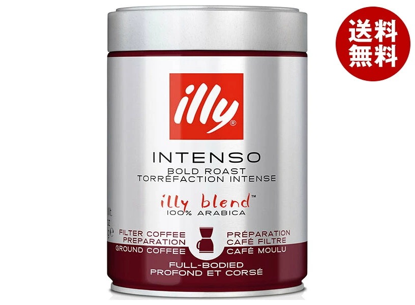 キーコーヒー イリーブレンド ドリップ用 粉 ダークロースト(インテンソ) 250g×6個入×(2ケース)