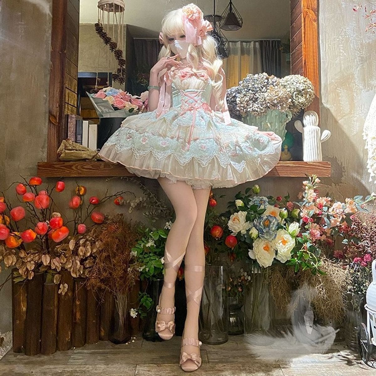 フラワーフェアリージャンバースカート