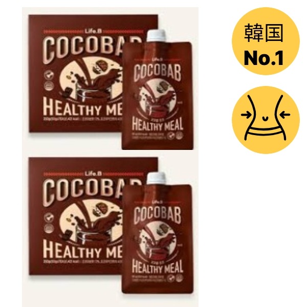 [ 韓国No.1プロテインシェイク] チョコ味 パウチ 50g×7個入り 2箱/ダイエット/サプリ/置き換えダイエット/ダイエット食品/プロテイン ダイエット