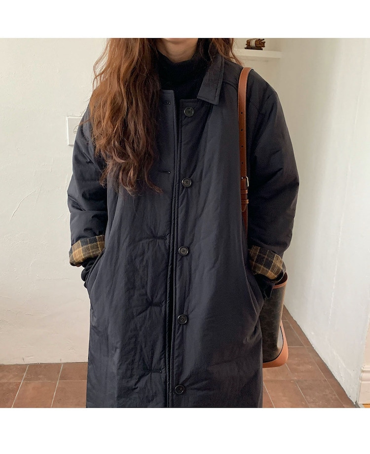 韓国ファッション コート ダスターコート 中綿ジャケット 暖かくする スリム ゆったりするる クラシック シンプル 綿入り トレンチコート