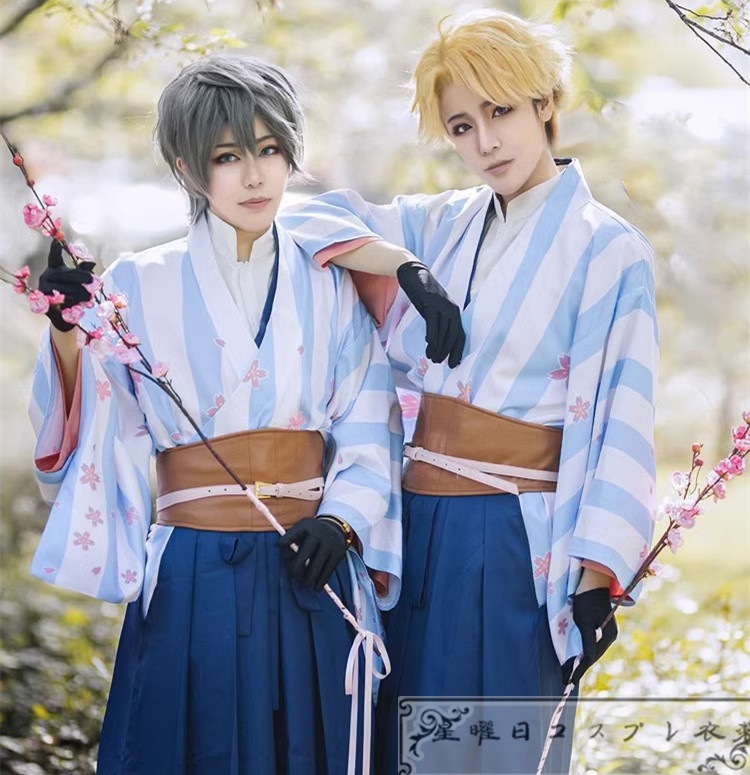 あんスタ ×アニメイトカフェ 桜×和風モダン 和服 コスプレ衣装 コスチューム