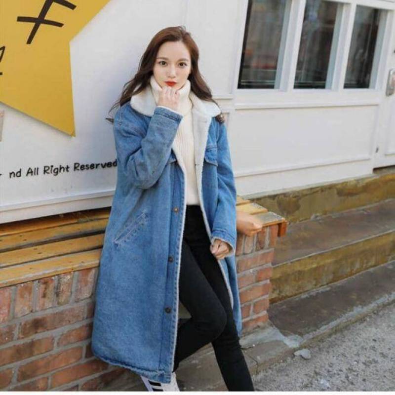 人気沸騰新柄追加 デニムジャケット レディース 裏ボアジャケット 裏起毛 長袖 防寒 秋冬 裏ボア ロング丈　オシャレ ゆったり