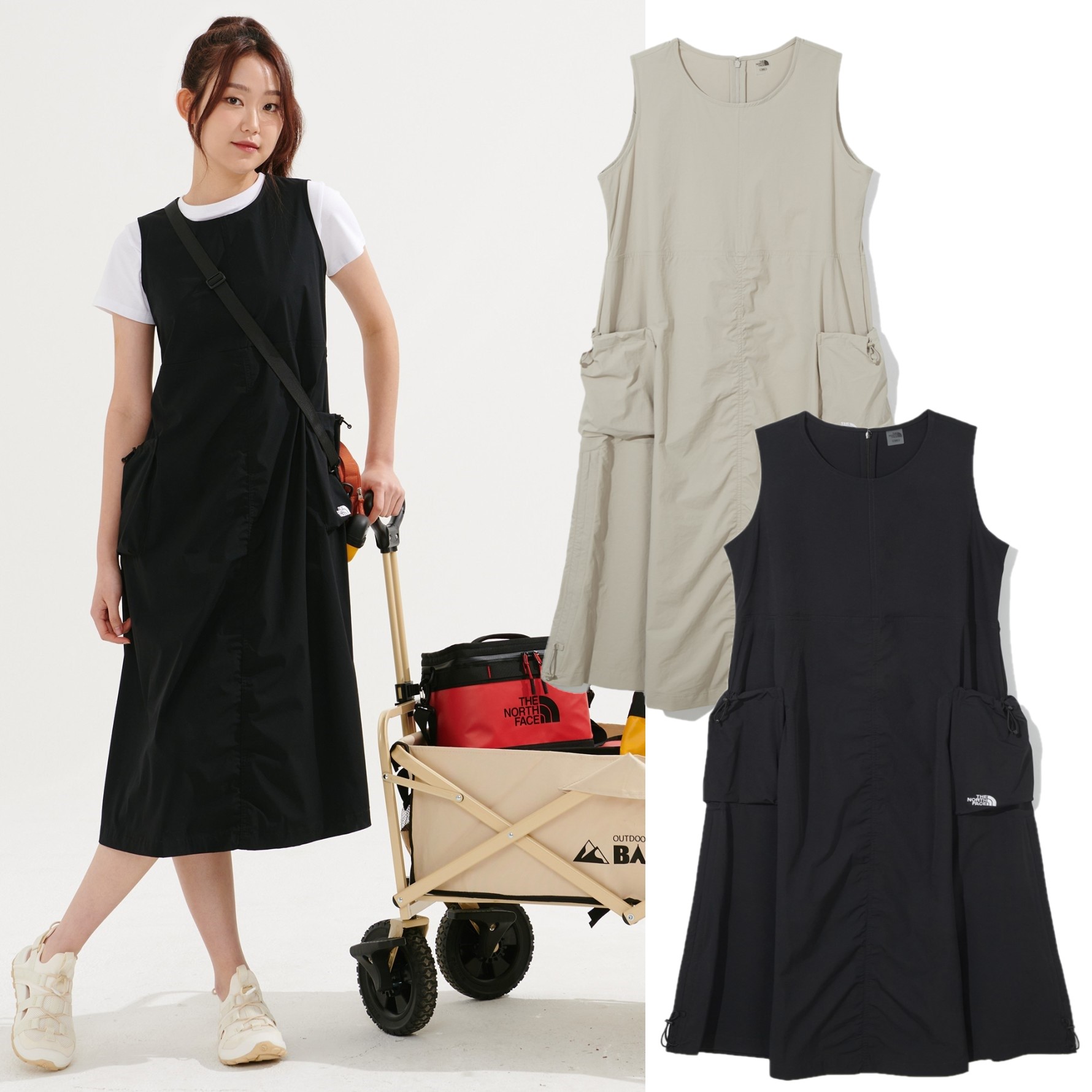 韓国人気カジュアルWS BREEZY ONEPIECE 2COLOR