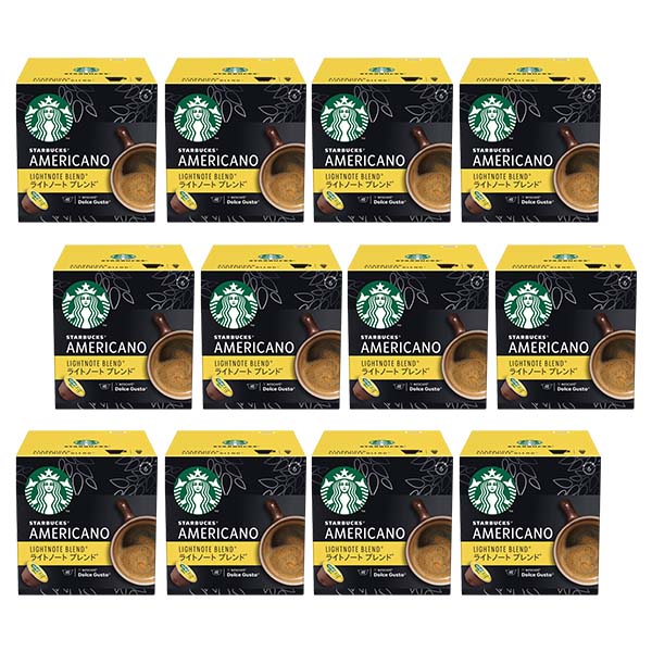 ネスカフェ ドルチェグスト 専用カプセル スターバックス ライトノートブレンド 12箱【4営業日以内に出荷】ネスレ ネスカフェ コーヒー ホットコーヒー スタバ