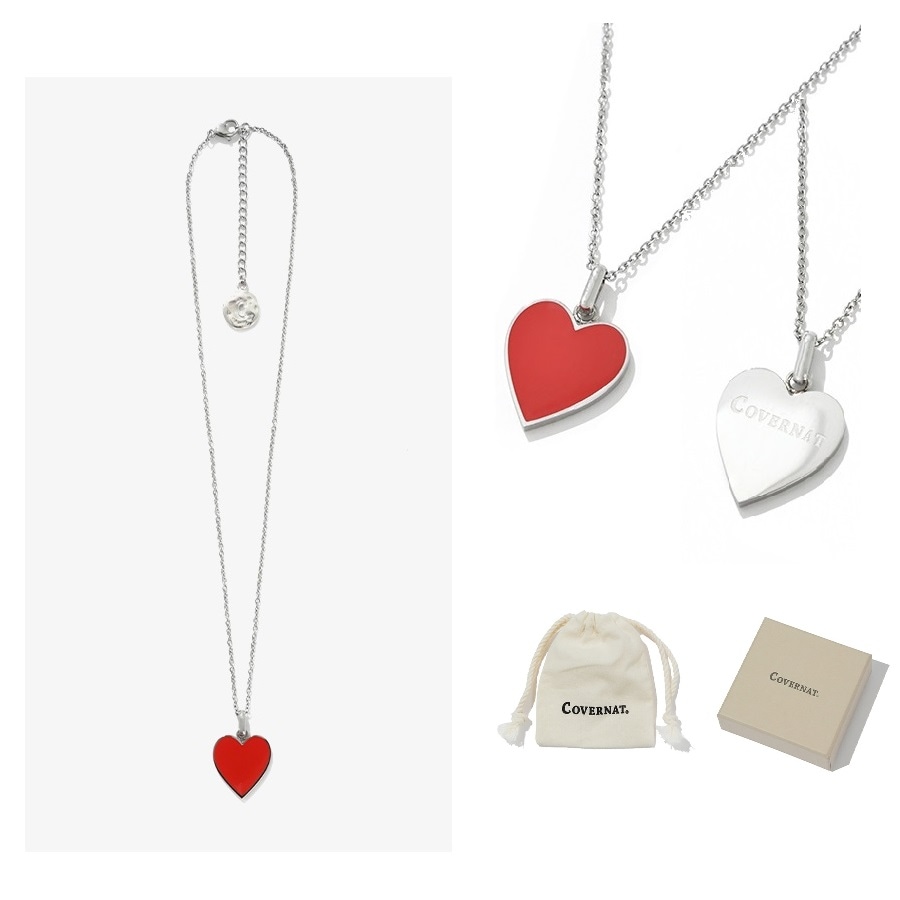 22ALL Heart pendant necklace デイリー 男女共用 ネックレス