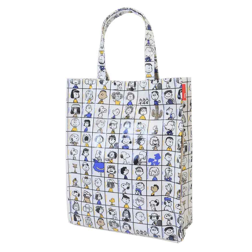 スヌーピー トートバッグ IP A4 Lami Peanuts-0L ラミネート生地A4トート
