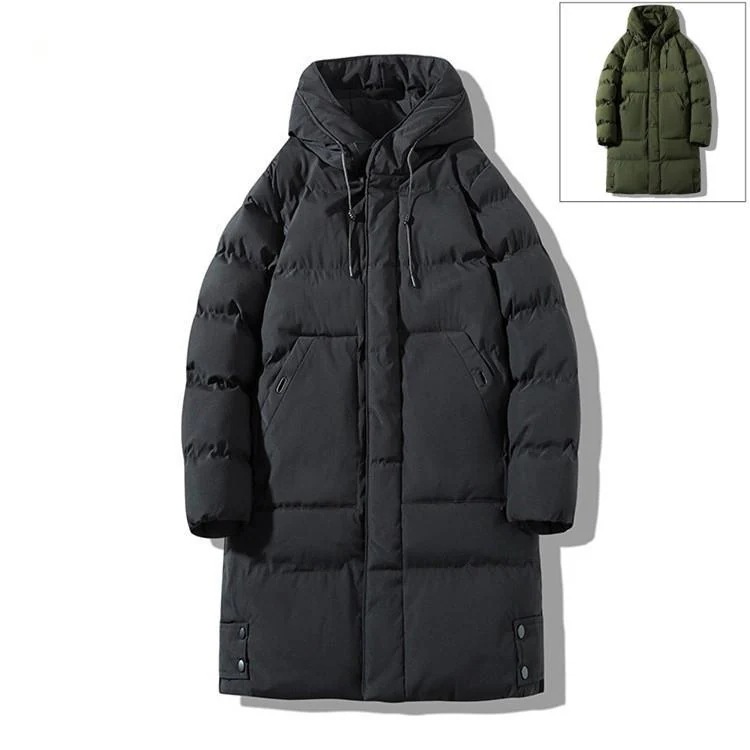 万能流行感 秋冬　ロングダウンコート メンズ ダウンコート フード付き ロング メンズ ダウンジャケット ロングコート アウター 中綿コート