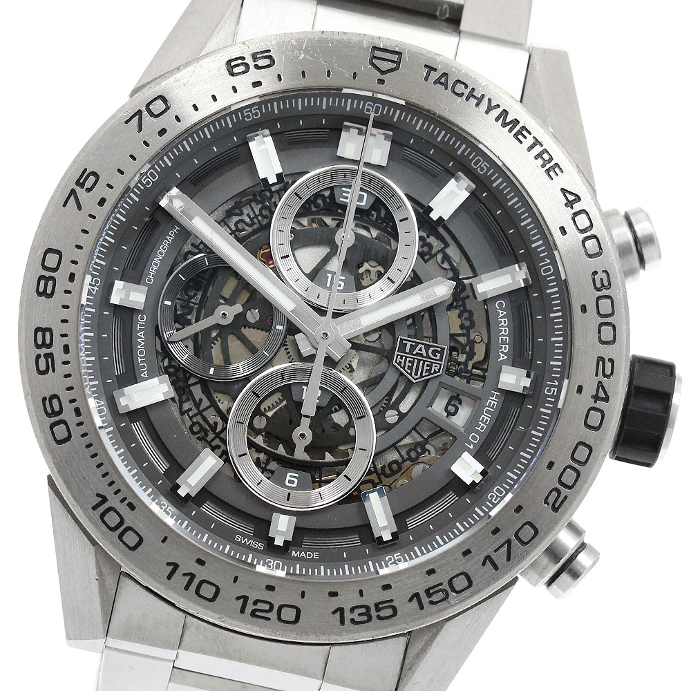 タグホイヤー TAG HEUER CAR2A8A カレラ キャリバーホイヤー01 クロノグラフ 自動巻き メンズ 保証書付き_940220【中古】