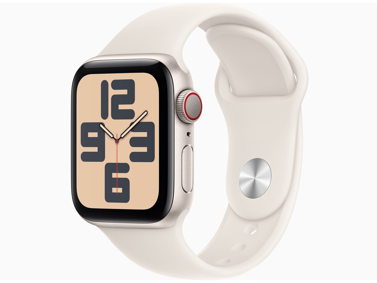Apple Watch SE 第2世代 GPS+Cellularモデル 40mm MXGJ3J/A [スターライトスポーツバンド S/M] 33,345円