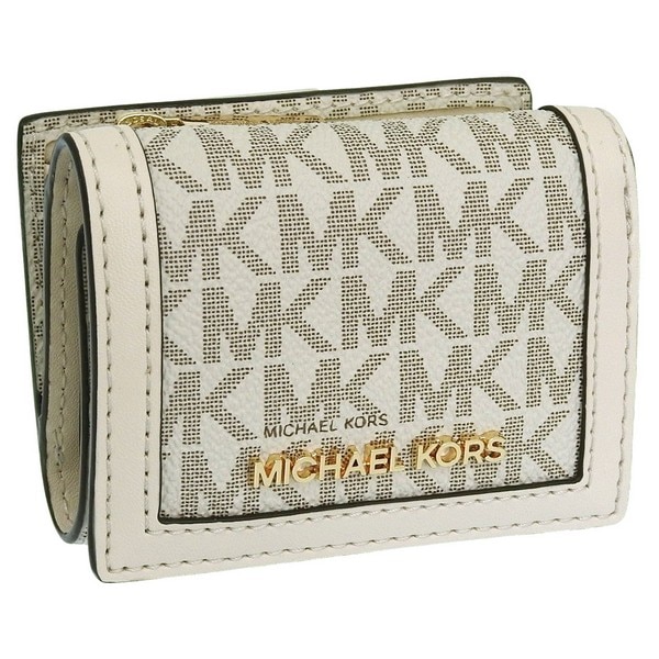 マイケルコース 財布 レディース 三つ折り財布 アウトレット アイボリーマルチ 35F3GTVD0B2-605 MICHAEL KORS