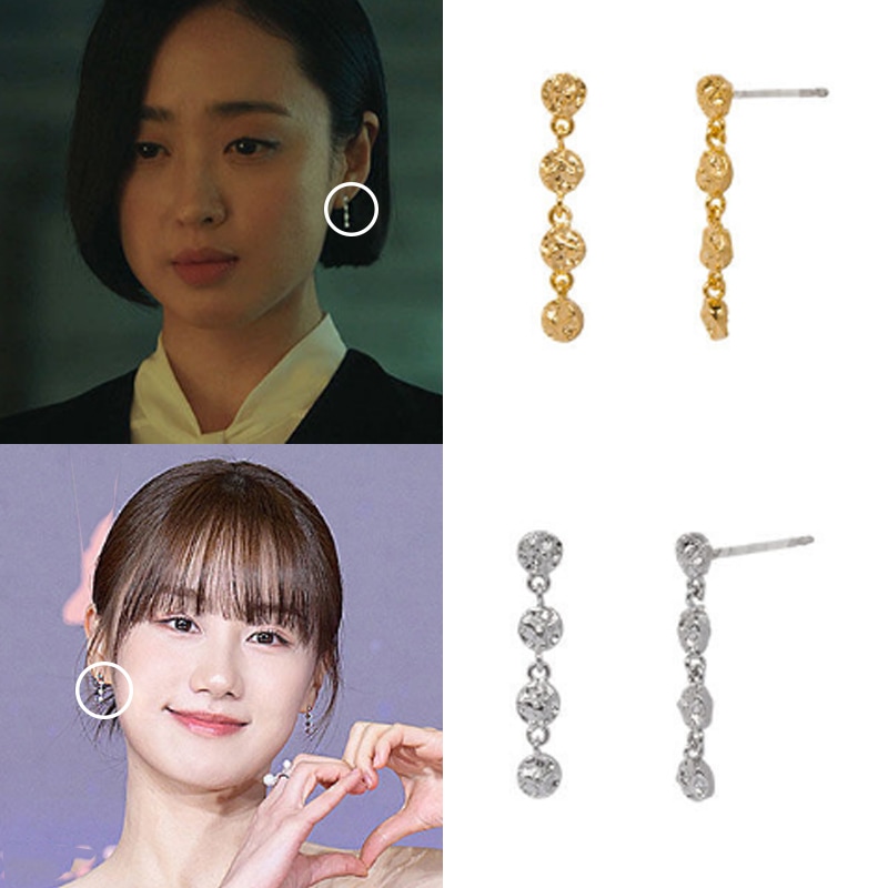 [ユンサンジョンキムミンジョンLovelyz ミジュ着用][韓国女性アクセサリー] DODOT DROP 韓国ジュエリー セレブが愛するカスタムジュエリー