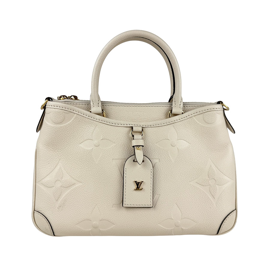 ルイ ヴィトン LOUIS VUITTON ハンドバッグ ショルダーバッグ モノグラムアンプラント トリアノンPM モノグラムアンプラント クレーム レディース M46503 z6331